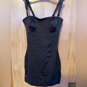 Ruby Ribbon Convertible Slip, black multiple sizes
